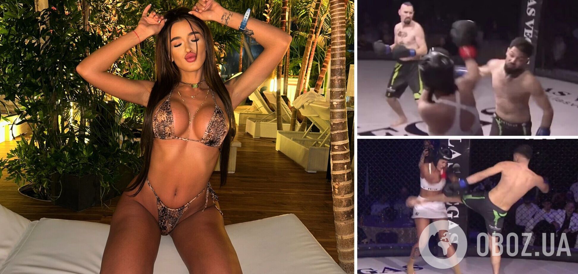 Самый скандальный бой в истории ММА! Двое профессиональных бойцов-мужчин за несколько секунд отлупили трех Instagram-моделей женского пола. Видео