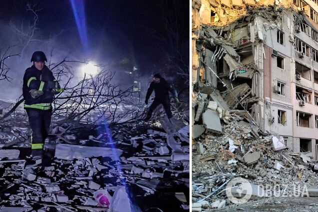 Російська авіація атакувала Херсон: авіабомба влучила у 9-поверховий будинок, серед постраждалих – діти. Фото й відео