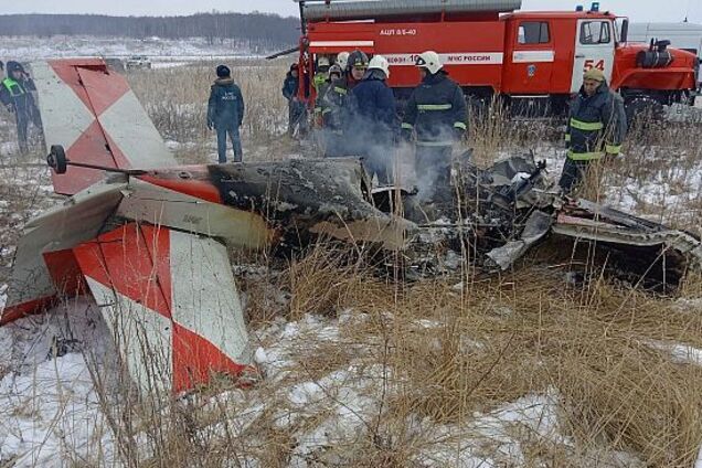 У Росії впав і загорівся легкомоторний літак Van's RV-7, є загиблі