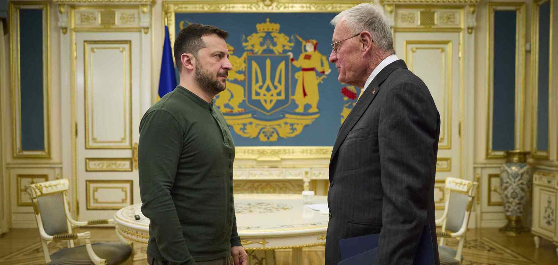Зеленский и Келлог в Киеве 20 февраля