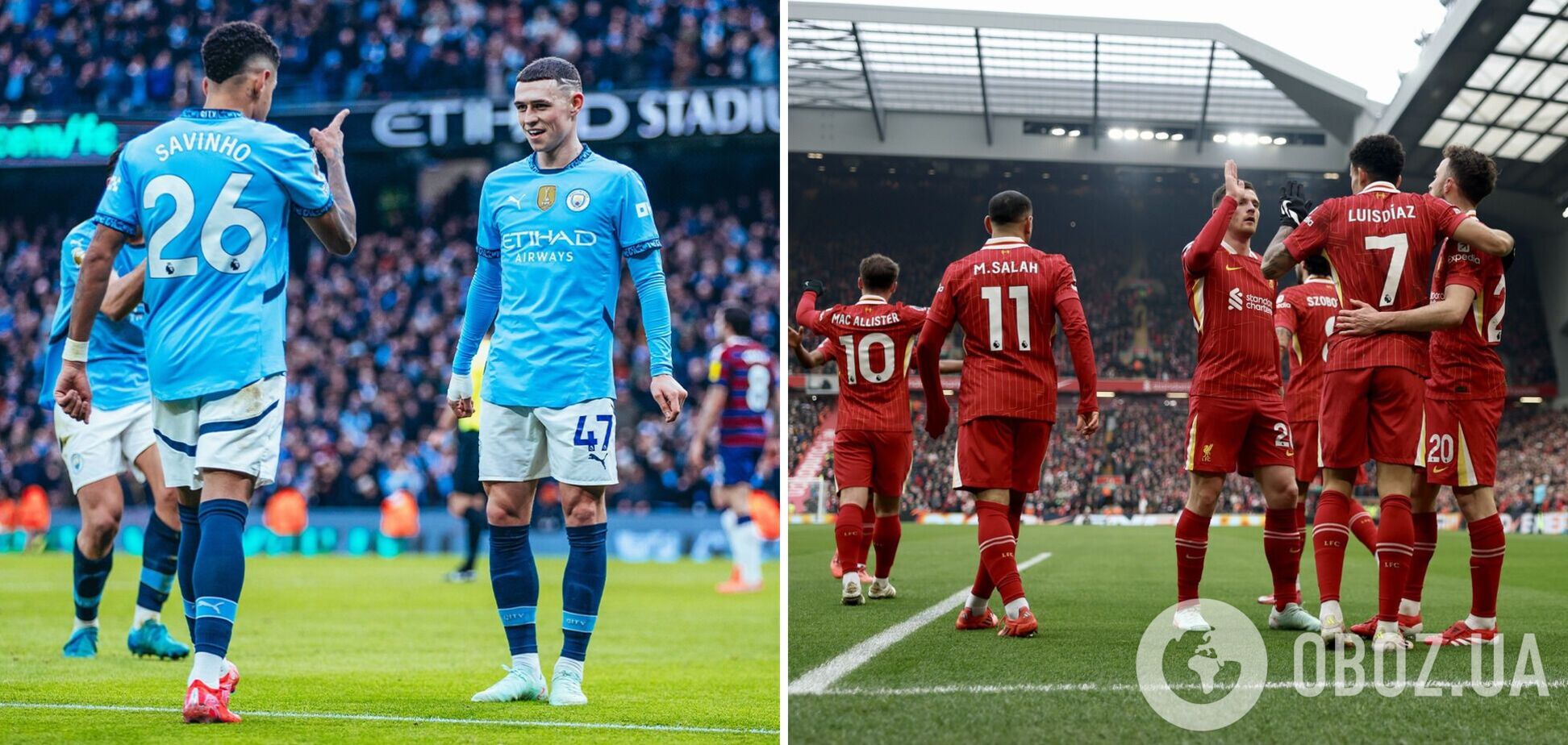 Де дивитися 'Манчестер Сіті' – 'Ліверпуль': розклад трансляцій матчу чемпіонату Англії