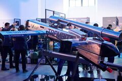 На выставке вооружений впервые показали украинскую ракету 'Трембита', дрон 'Булава' и другую современную технику. Видео