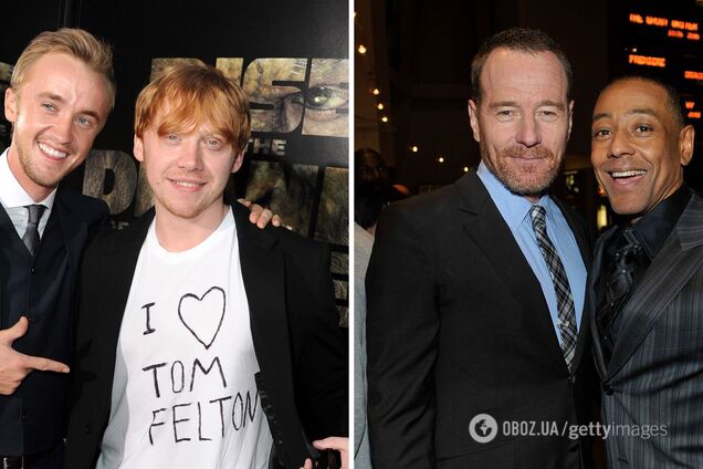 10 акторів, які в кіно зіграли ворогів, але є друзями в реальному житті