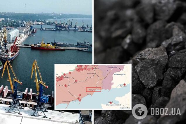 Оккупанты продолжают вывозить краденый уголь через Мариуполь – подробности