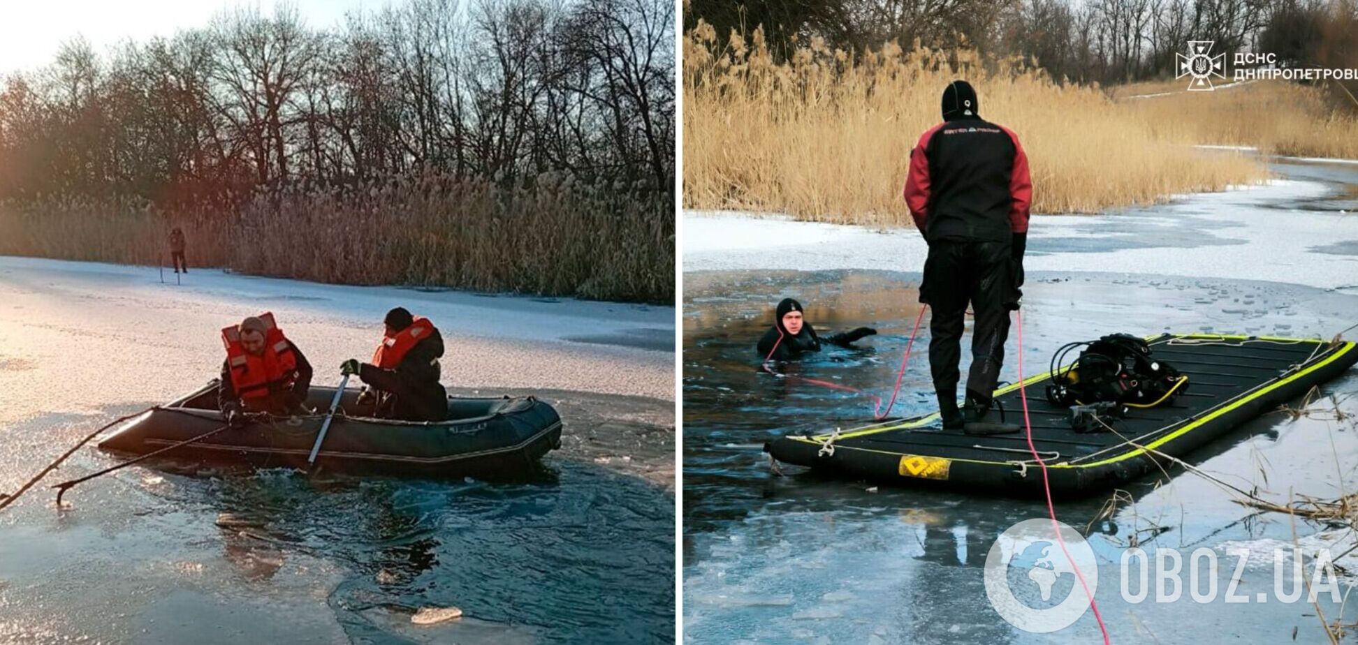 На Дніпропетровщині водолази знайшли в річці тіло чоловіка, який потонув 21 лютого