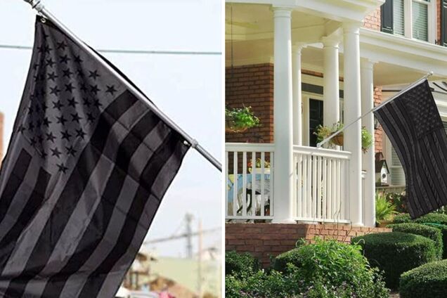 Американцы массово вывешивают над домами черные флаги: что это значит и при чем здесь Трамп. Фото и видео