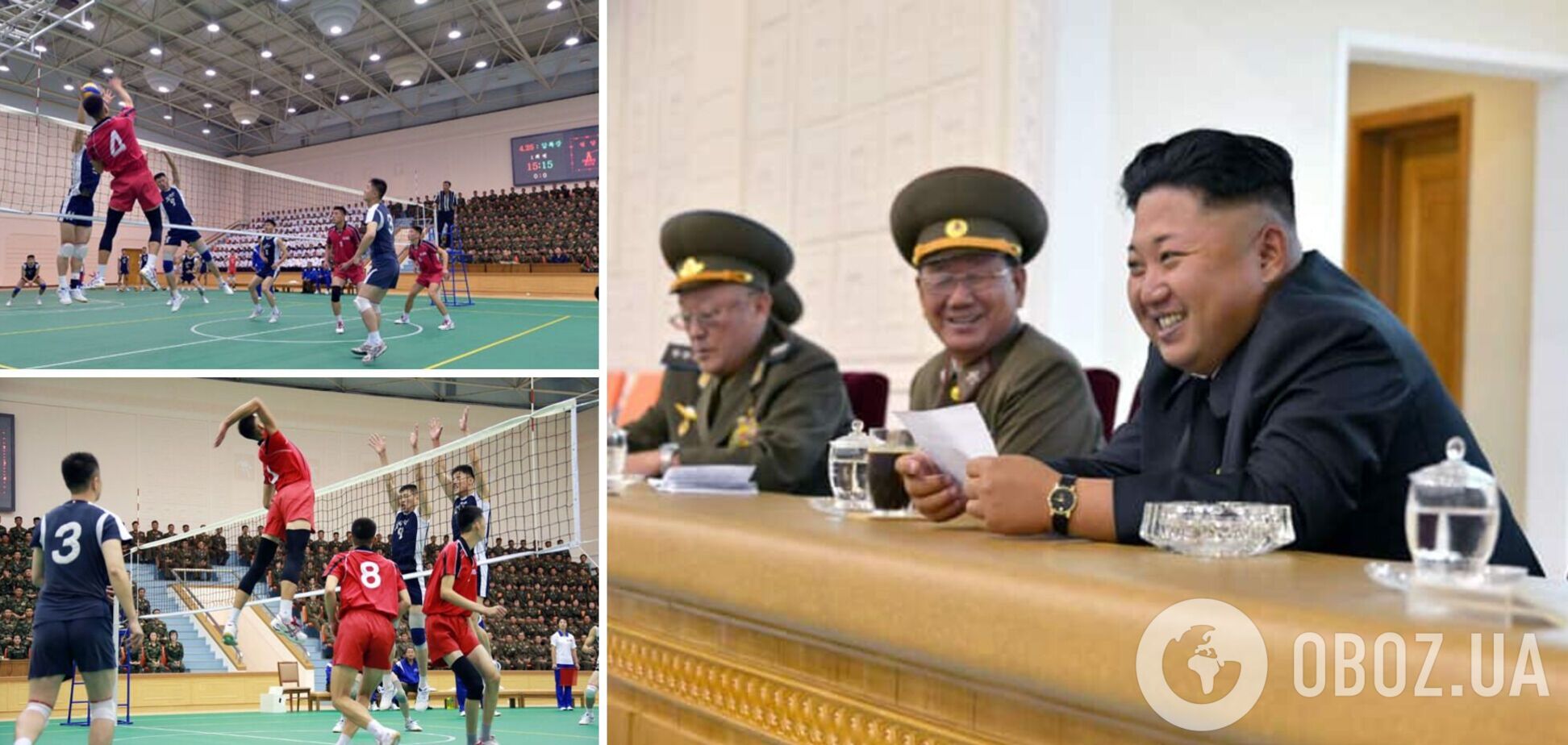 Видео того, что происходит, когда Ким Чен Ын в Северной Корее приходит на волейбол, стало вирусным в сети