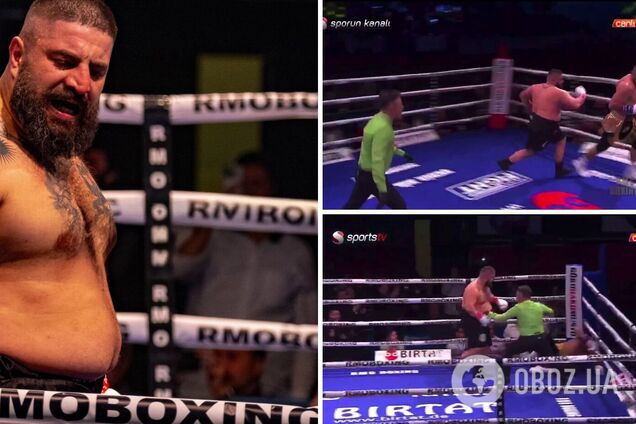 Непобедимый супертяж устроил в ринге забег за соперником, а затем нокаутировал его в чемпионском бою. Видео