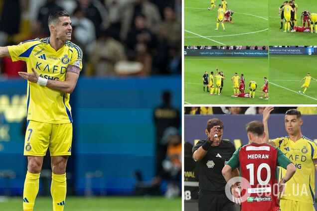 Кріштіану Роналду перед очима Усика накинувся на російського арбітра. Відео