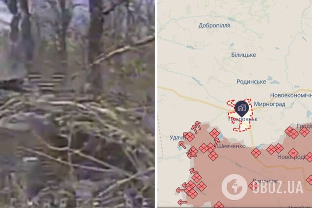 На Покровському напрямку 'Шершні Довбуша' знищили дронами замаскований російський 'Град'. Відео