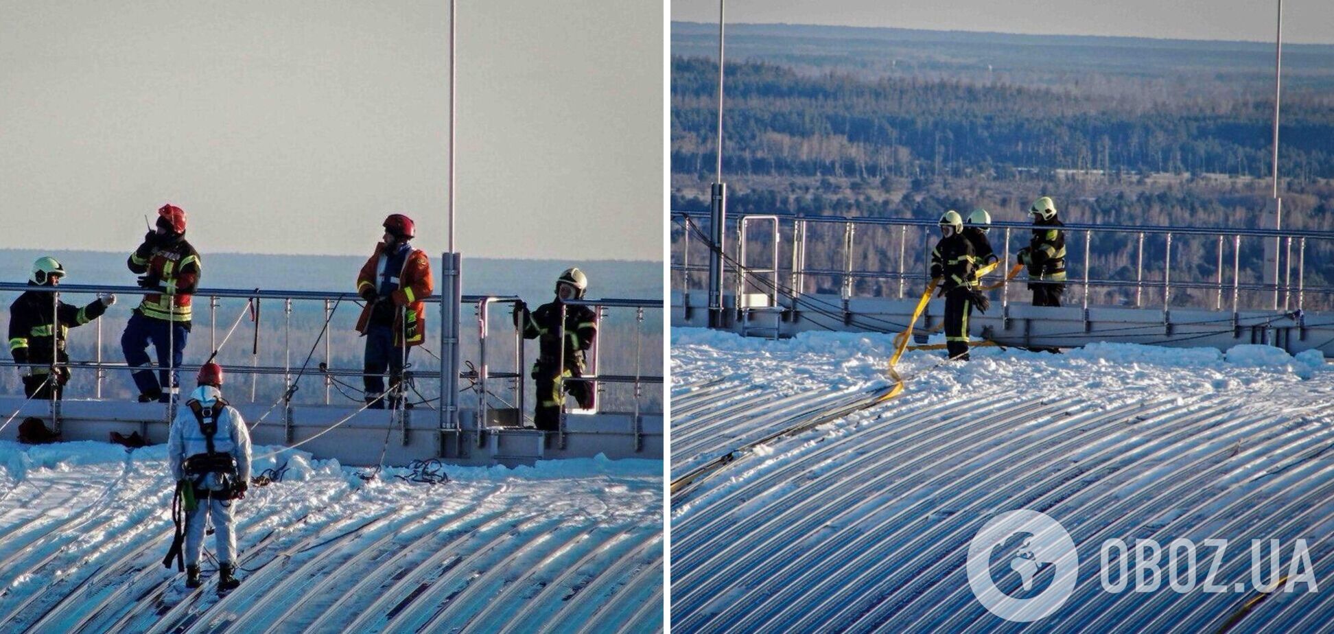 Атака по ЧАЭС: спасатели обнаружили новые очаги тления. Фото