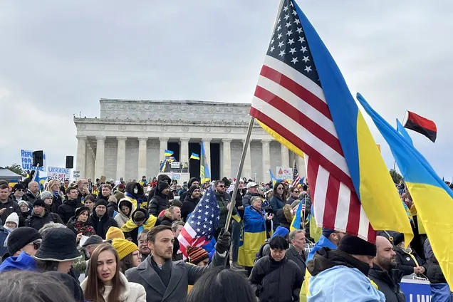 В Вашингтоне прошел митинг в поддержку Украины. Фото и видео