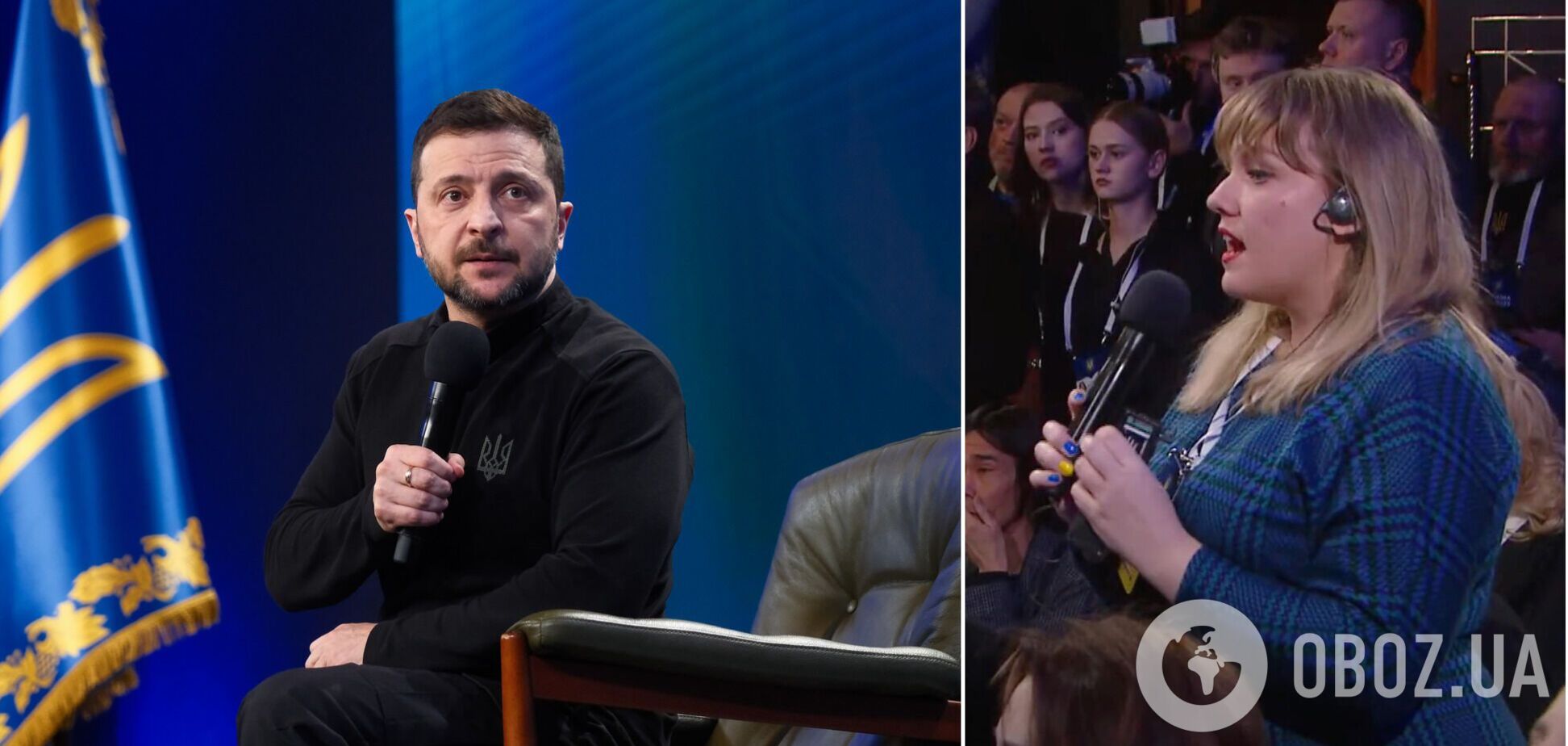 Американська журналістка зворушливо підтримала Україну символічним манікюром на пресконференції Зеленського. Фото