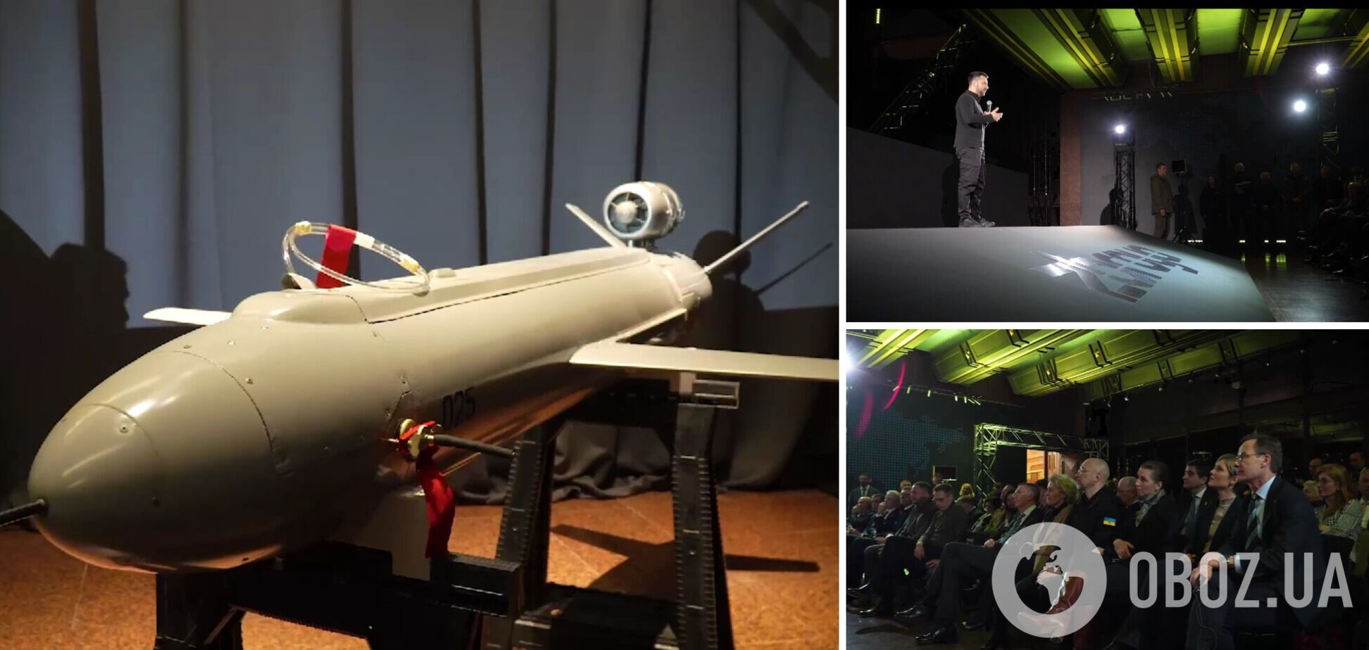 БПЛА-розвідники, FPV-дрони на оптоволокні і не тільки: Зеленський показав новітні українські розробки. Відео