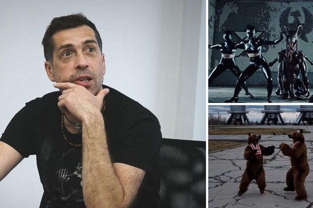 Голый Путин в короне, медведи танцуют у ракет: группа 'Ногу свело!' выпустил жуткий клип о 'бесовщине' в России