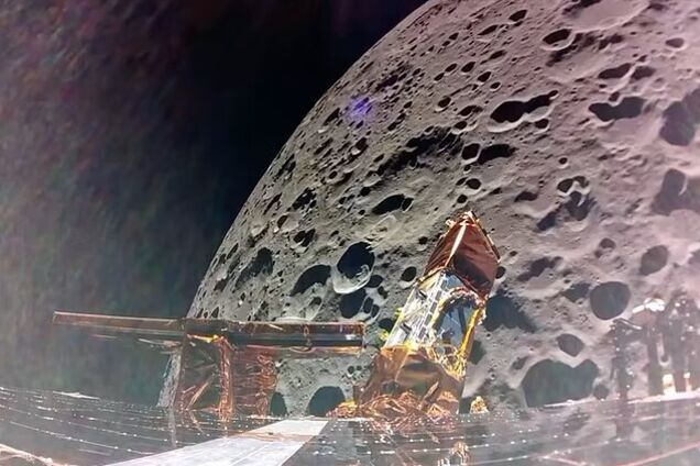 Космический аппарат NASA Blue Ghost показал уникальное видео Земли и обратной стороны Луны в одном кадре