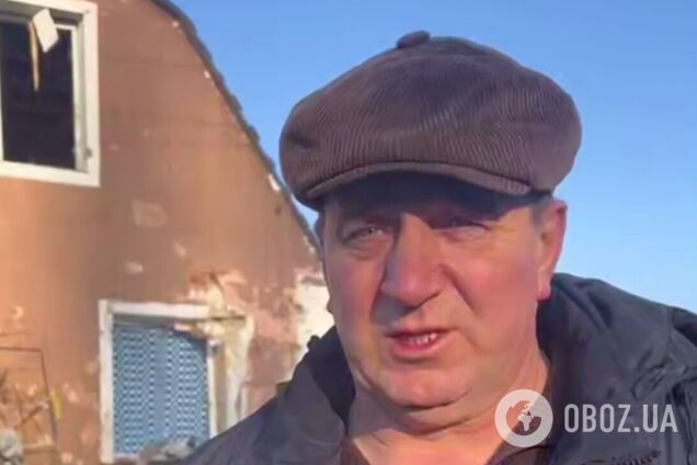 'Взрыв был такой силы, что дочь отбросило на несколько метров': житель Киевщины рассказал о моменте вражеской атаки. Видео