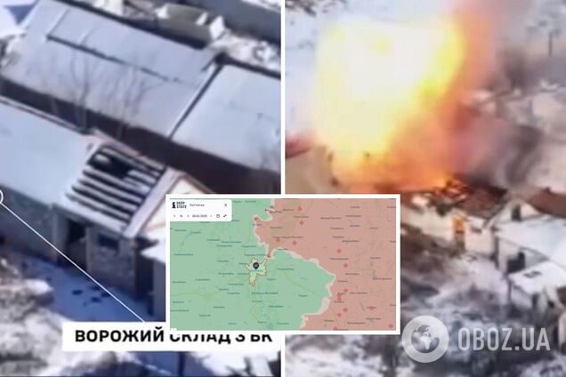 'Вибухало гарно, довго і багато': на Куп’янському напрямку знищено склад боєприпасів загарбників. Відео