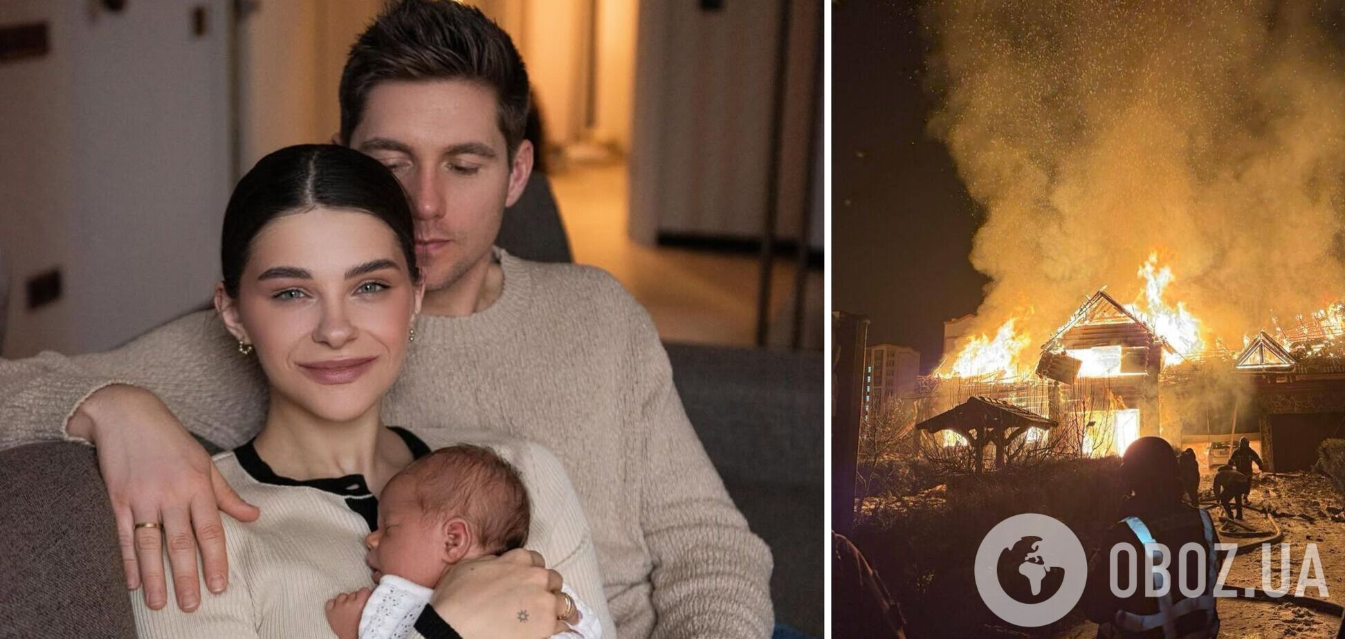 'Приліт біля нас': росіяни атакували село, у якому живе Володимир Остапчук із дружиною і новонародженим сином. Фото