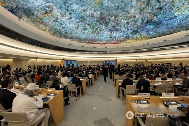 'Наша підтримка України є непорушною': десятки делегатів пішли з засідання Ради ООН з прав людини під час виступу представника РФ