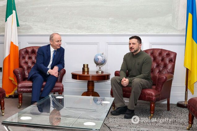 Дорогою до США Зеленський зустрівся з прем'єром Ірландії: усі подробиці. Відео