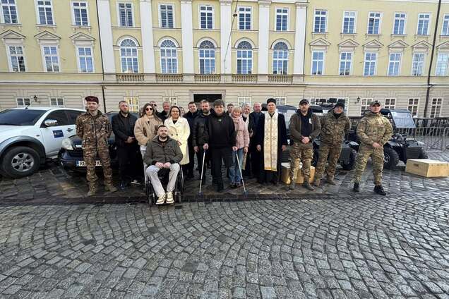 Виталий Биляк совместно с "Украинской силой" передали технику для нужд Сил обороны