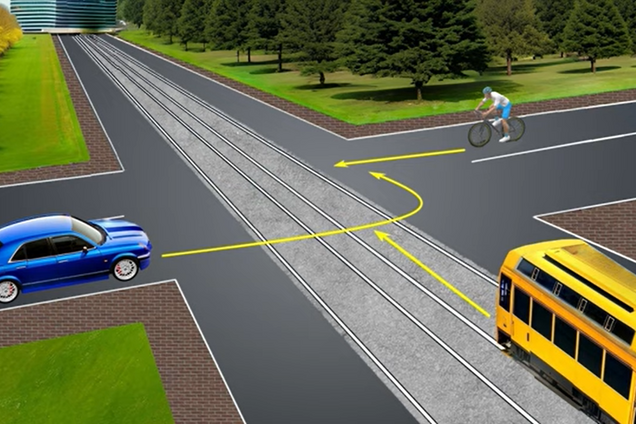 В якому порядку транспортні засоби проїдуть перехрестя: тест із ПДР