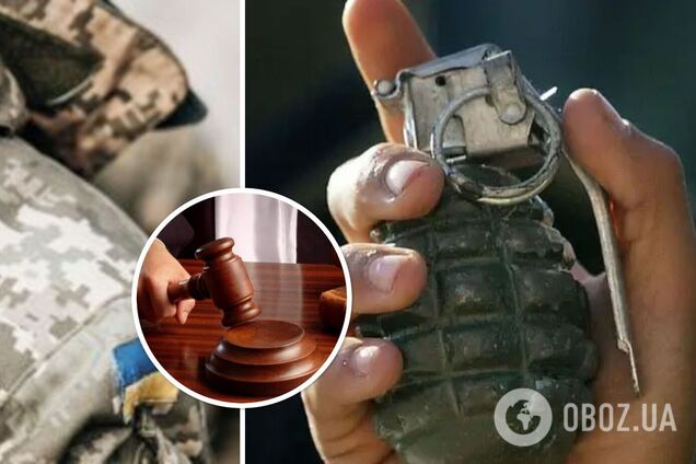 Суд избрал меру пресечения военному, бросившему гранату в ТЦК в Николаеве