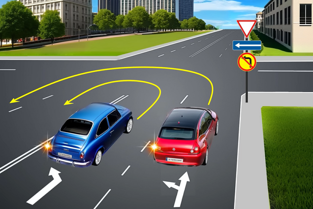 Кто нарушит правила, выполнив разворот: тест на знание ПДД