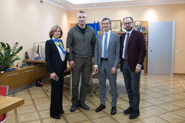 Кличко встретился с делегацией ЕБРР и обсудил дальнейшее финансирование важных для Киева проектов