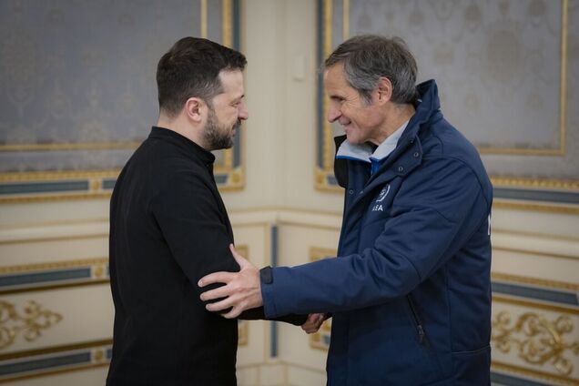 'Ключ к энергетической независимости Украины': Зеленский обсудил с Гросси достройку атомных энергоблоков на ХАЭС. Фото и видео