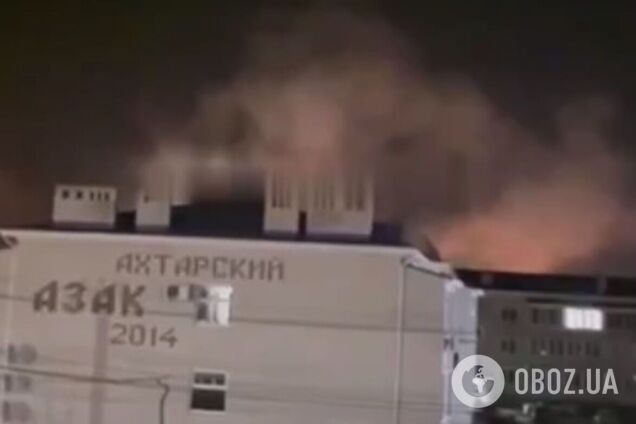 Приморско-Ахтарск в РФ атакуют беспилотники: россияне сообщают о взрывах и пожаре. Видео
