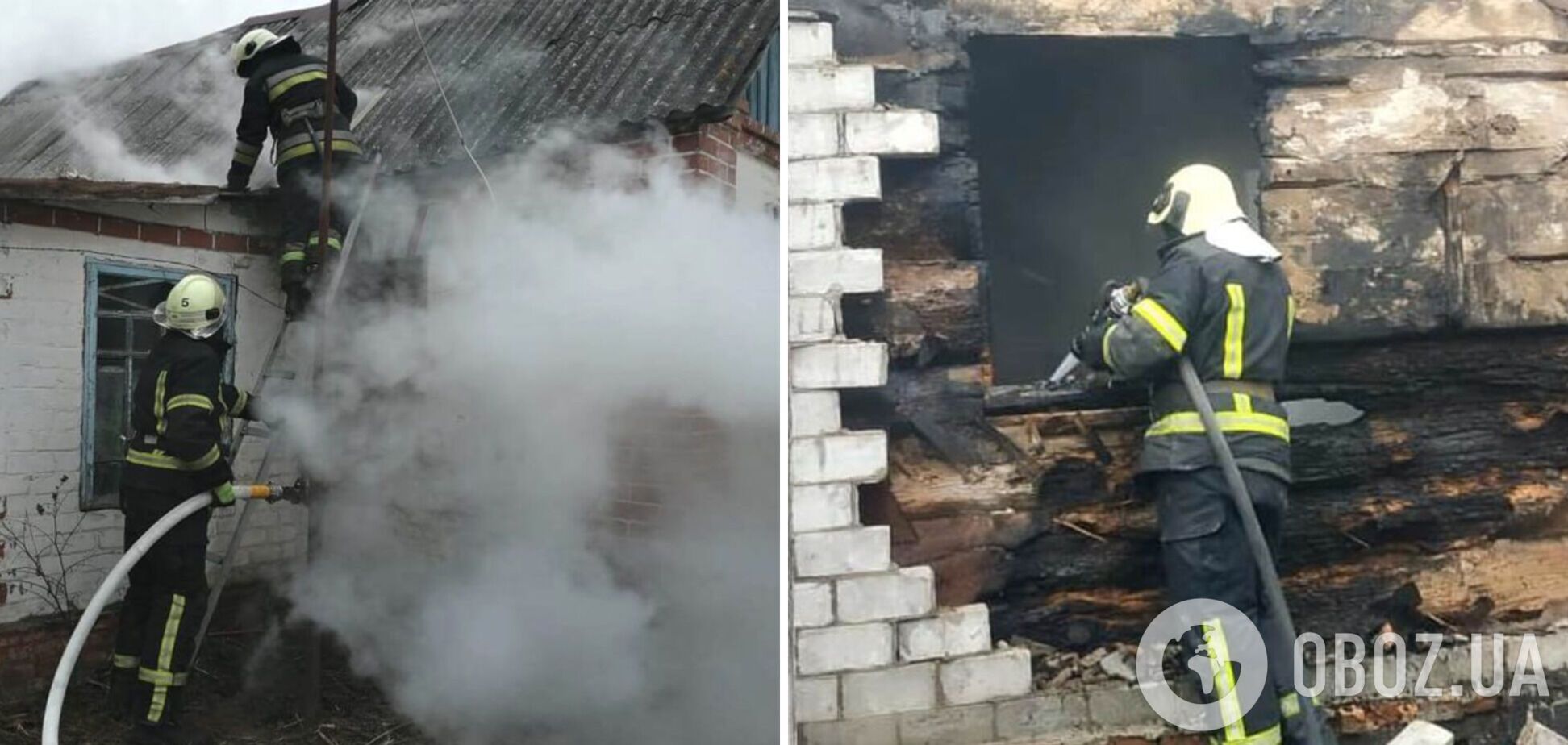 На Черниговщине по неосторожности во время курения произошло два пожара: погибли два пенсионера. Фото