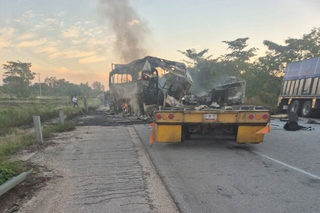 В Мексике автобус столкнулся с грузовиком: погиб 41 человек. Фото