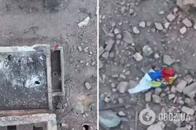 Над Торецким оккупантам не удалось установить российский флаг: помешали действия ВСУ. Видео