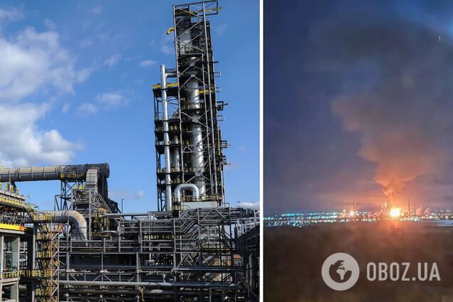 Дроны атаковали НПЗ в Самарской области, произошел пожар: появились подробности. Видео