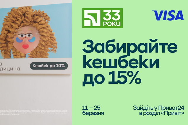 Кешбэки и льготные предложения для всех: ПриватБанк сделает подарки клиентам к своему 33-летию
