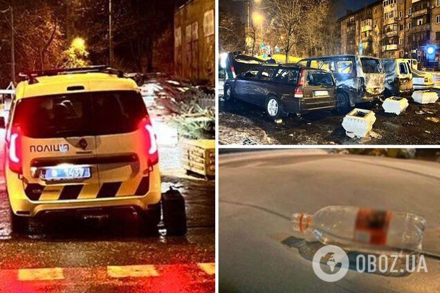 Поджигали авто военных по заказу врага: в Киеве задержали четырех злоумышленников. Фото