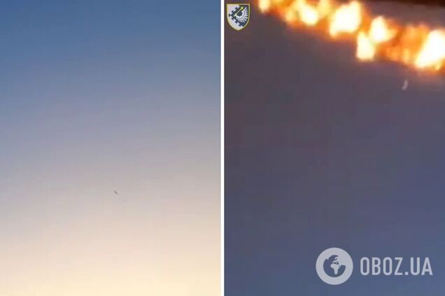 Працював IRIS-T: у Повітряних силах показали знищення ворожої крилатої ракети. Відео