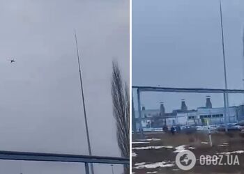 Дрон атаковал управление магистральных газопроводов в Саратовской области. Видео