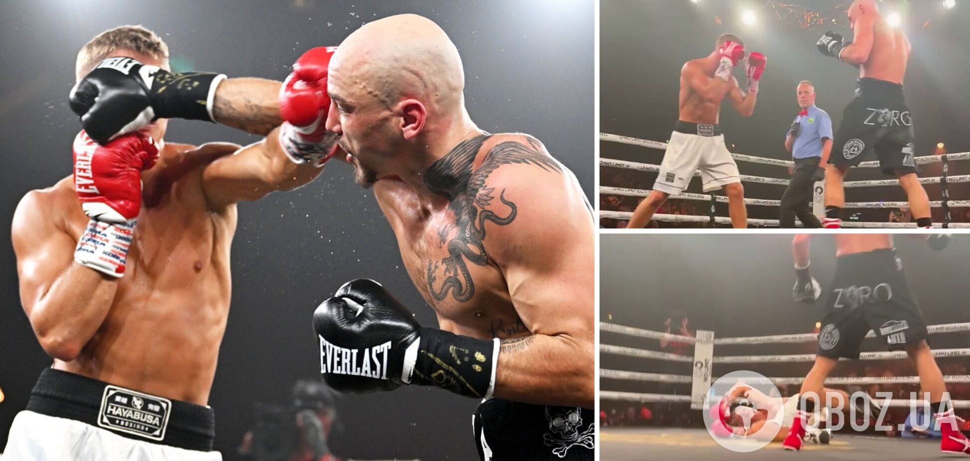 С одного удара. Российский боксер, которого бил украинец в РФ, проиграл брутальным нокаутом чемпионский бой. Видео