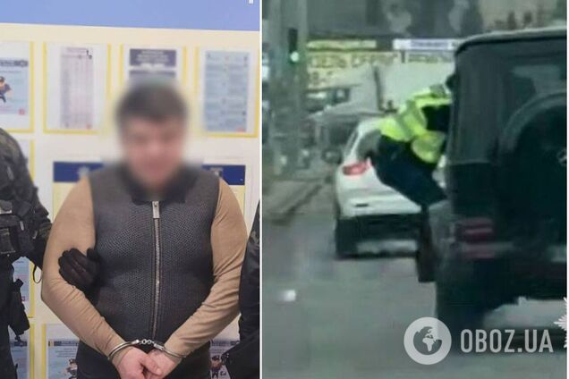 Суд відправив у СІЗО водія елітного Mercedes, який 'возив у вікні' патрульного по Києву. Подробиці справи
