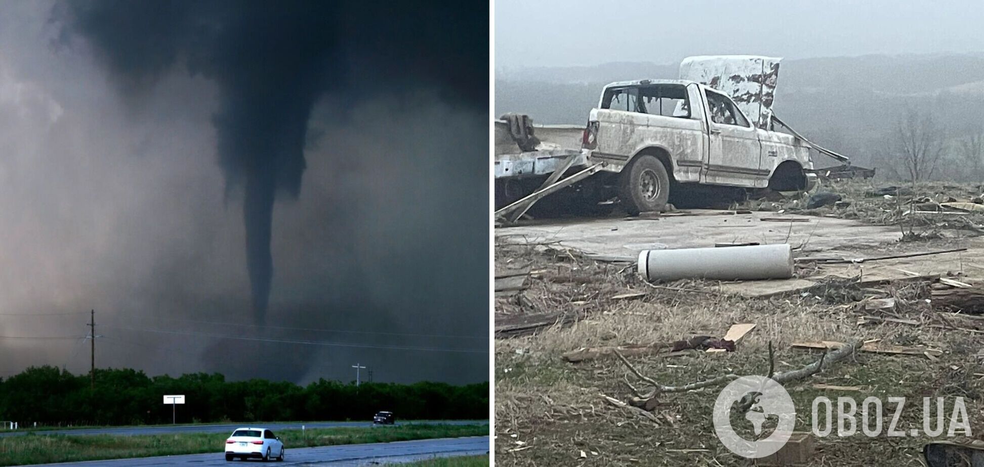 США накрыл мощный шторм-монстр: разрушены дома, более 30 человек погибли. Фото, видео