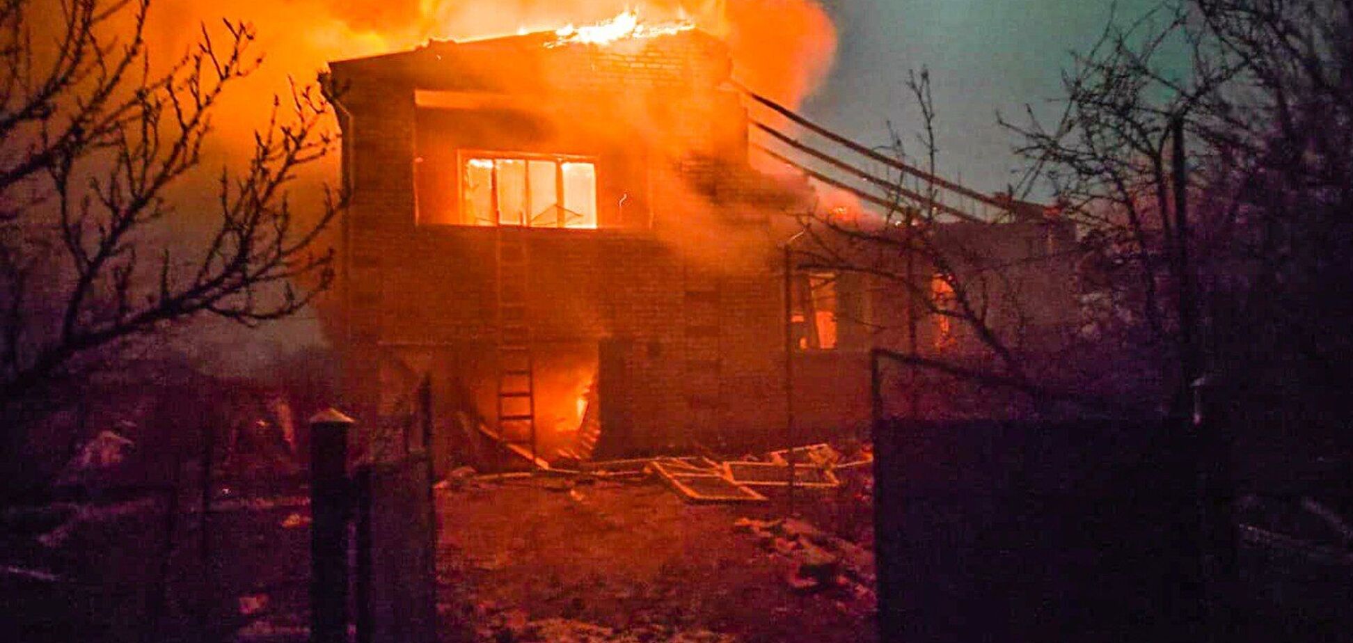 Россияне атаковали Изюм ударными БПЛА: горели жилые дома, есть погибшая и раненые. Фото