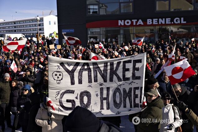 'Мы не продаемся': в Гренландии состоялся самый большой в истории митинг из-за заявлений Трампа. Фото