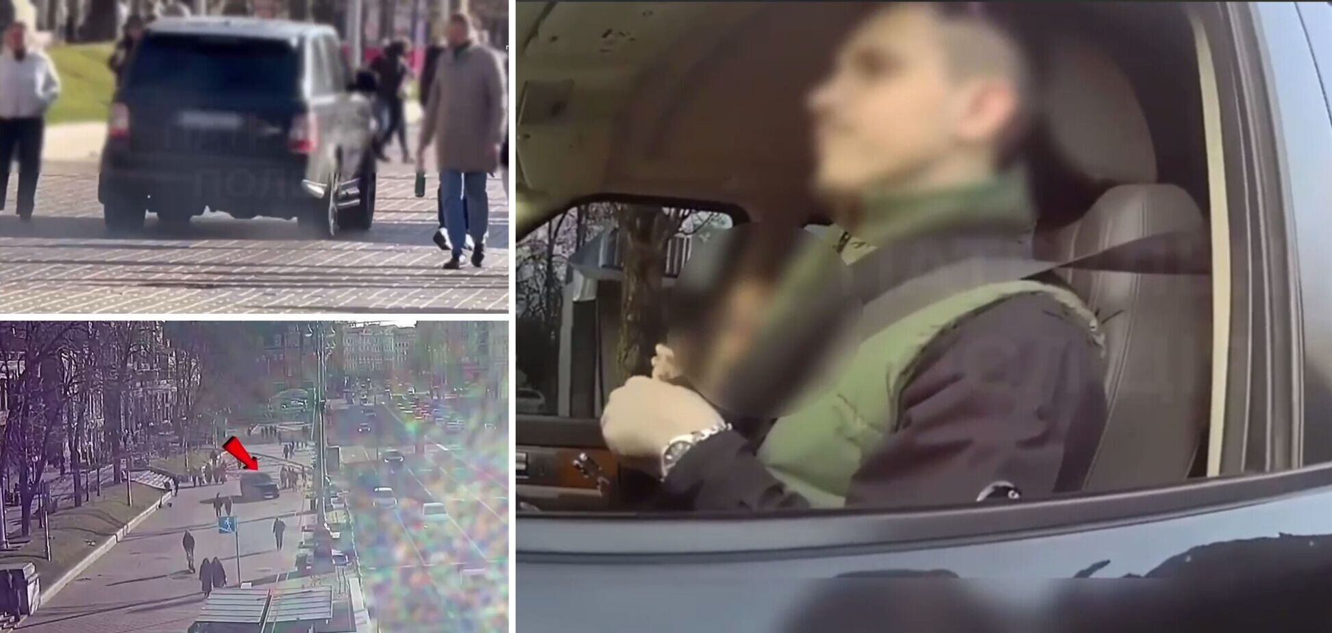 Проїхався тротуаром, 'бо не місцевий': у Києві оштрафували водія Range Rover, який катався на Хрещатику. Фото