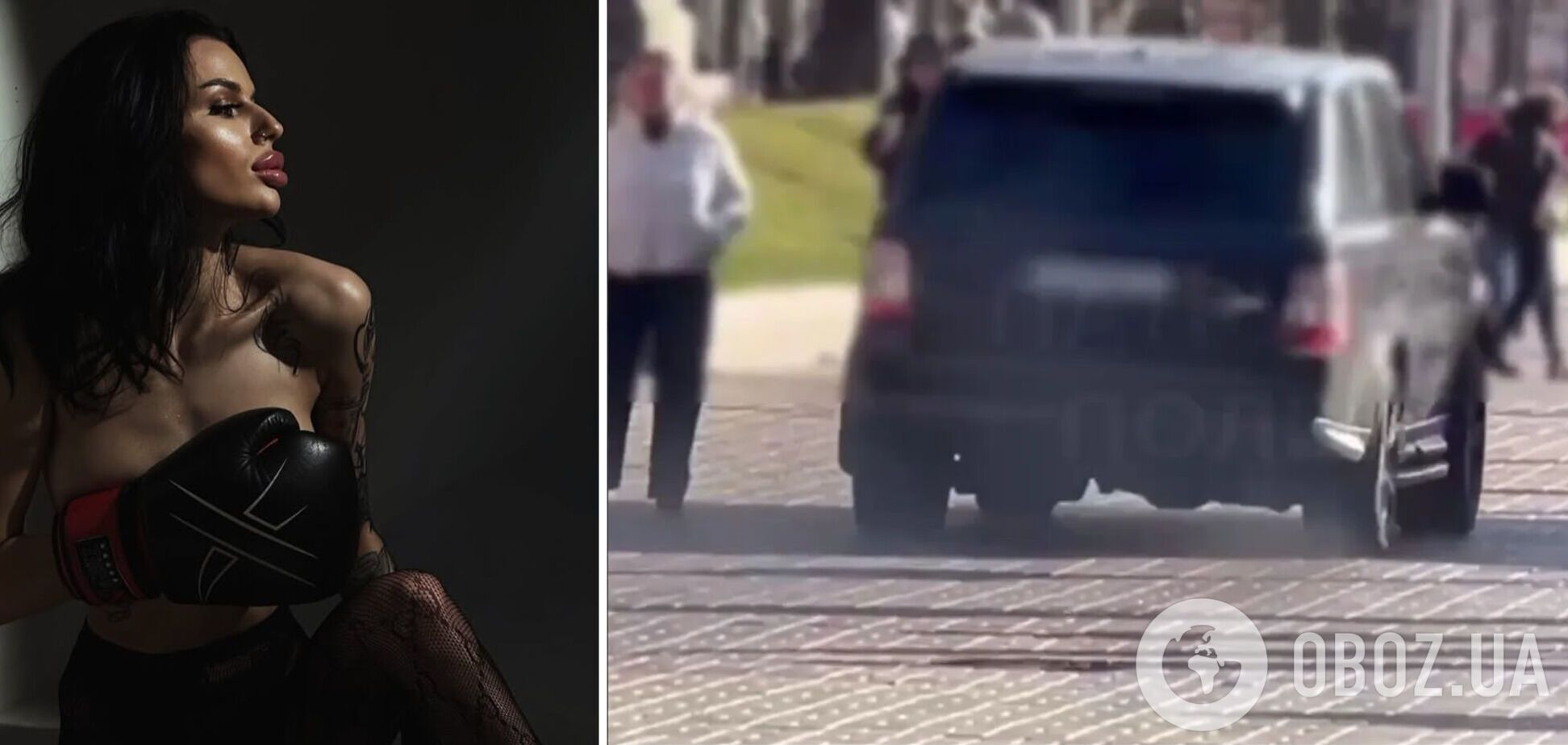 Зʼявилося відео з Range Rover, який ганяв по тротуару на Хрещатику під російську музику: в мережі ідентифікували блогерку, яка була всередині