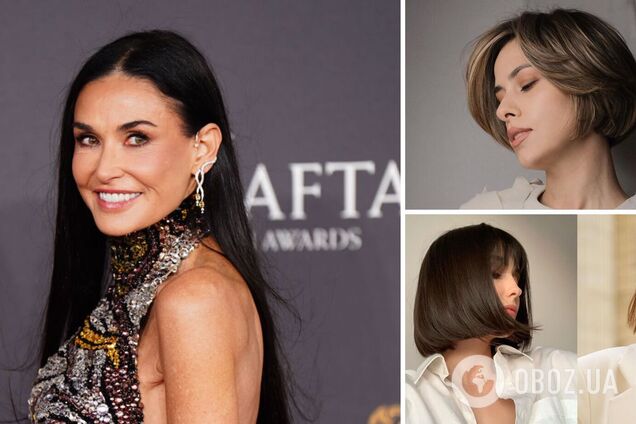 Боб і каре в минулому: стрижка Демі Мур стала головним трендом року