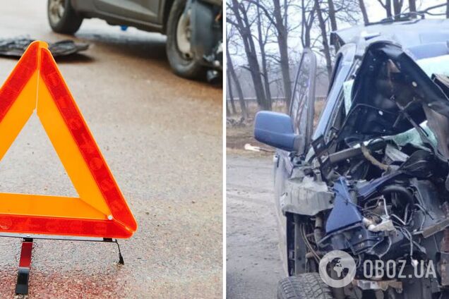 Не доїхали до місця призначення 3,5 км: на Харківщині авто влетіло в дорожні блоки, є загиблі. Фото й відео