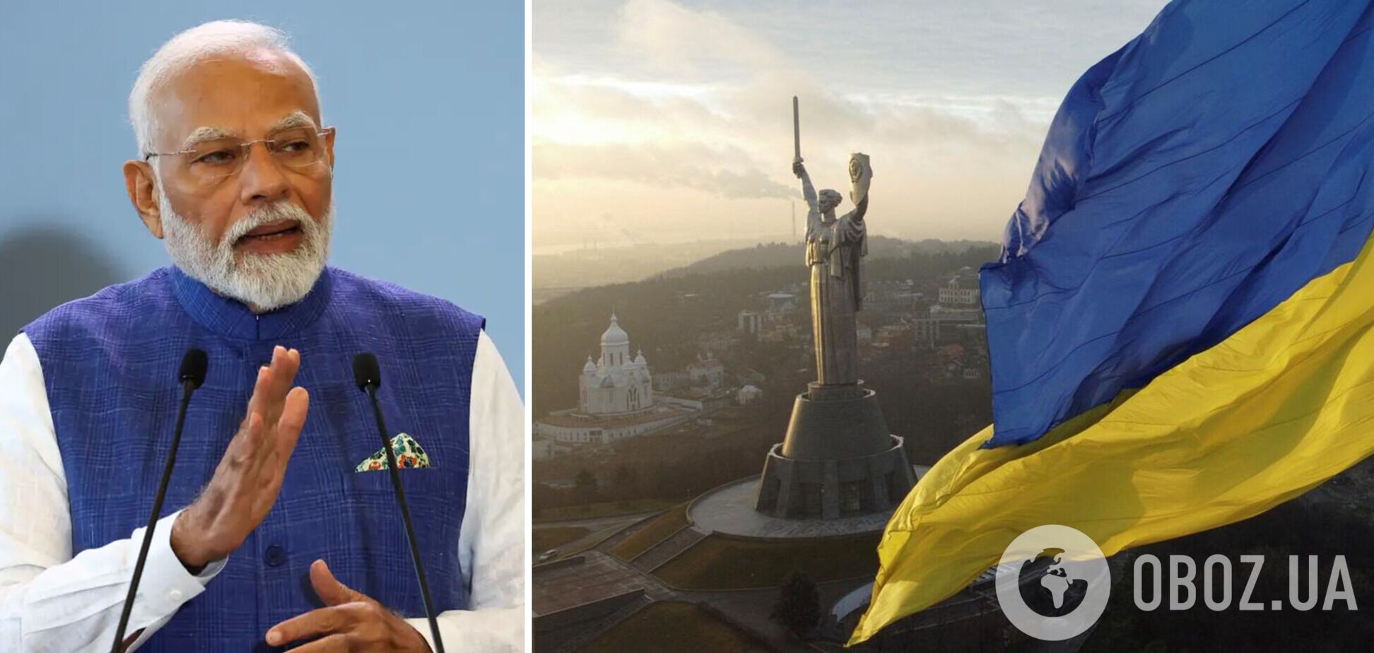 Моді заявив, що Індія готова виступати миротворцем 'всюди, де може', й заговорив про діалог між Україною і РФ